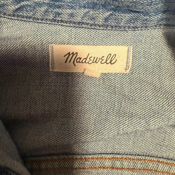 Madewell Blue Denim Vest - Picture 3 of 6